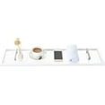 thumbnail image 6 of ToiletTree Products Acrylic Bathtub Caddy - Bathtub Shelf for Bathroom Accessories - Luxury Bath Caddy Tray to Hold Phones and More - High-Quality Bathtub Table Tray with Rust-Resistant Handles, 6 of 7