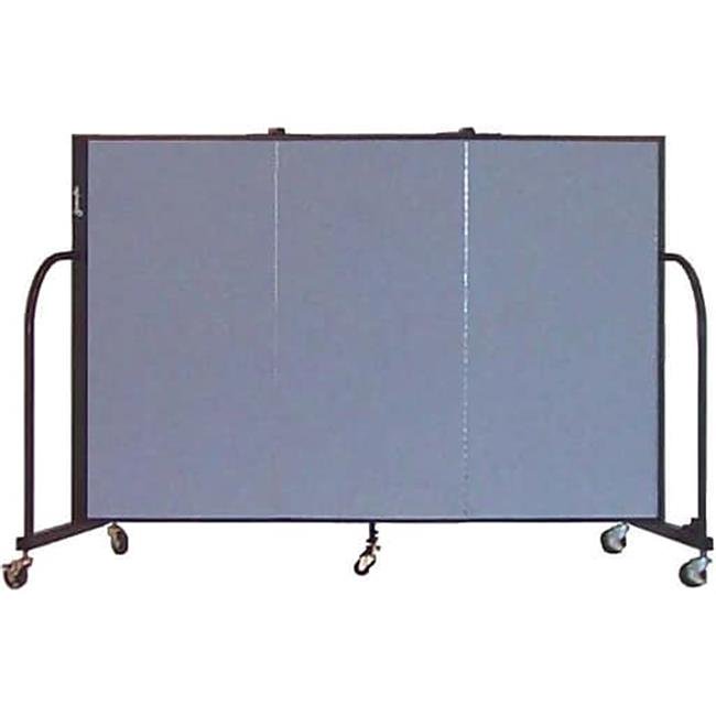 3 Panel Standing Partition, 4 ft. x 5 ft. 9 in.