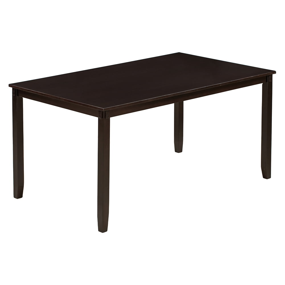 Resenkos 6-Piece Indoor Modern Rectangular Dining Table Set for Kitchen, Espresso Resenkos 6-Piece Indoor Modern Rectangular Dining Table Set for Kitchen, Espresso