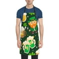 thumbnail image 4 of Cauagu St Patrick's Day10 Aprons with Pockets,Waterproof Apron for Women,Kitchen Cooking Apron Adjustable Bib Aprons Chef Apron for Cooking,Drawing,Crafting, 4 of 8