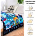thumbnail image 5 of Anime Blanket Flannel Warm Merch Cartoon Blankets and Throw Soft Lightweight Stuff Christmas Birtday Gifts for Girls Boys Kids Adults 40"x50", 5 of 6