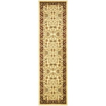SAFAVIEH Lyndhurst Lillian Traditional Floral Runner Rug, Ivory/Red, 2'3" x 6'