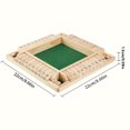 thumbnail image 5 of Shut The Box Wooden Board Game - 4 Sided Large Dice Game With Addition Learning Benefits, 5 of 5