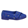 thumbnail image 2 of GBS Wilma - Zapatillas de estar por casa de ancho especial para mujer (Azul), 2 of 2