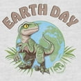 thumbnail image 2 of Women's Jurassic World Earth Day Velociraptor  Racerback Tank Top White Heather X Large, 2 of 4