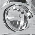 thumbnail image 3 of Spec-D Tuning 1PC Chrome Headlights Compatible with 1999-2002 Chevy Silverado 1500 2500, 2001-2002 Silverado 3500, 2000-2006 Suburban, L+R Pair Head Light Lamp Assembly, 3 of 7