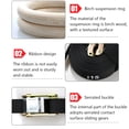 thumbnail image 4 of Wooden Gymnastic Rings, Strength Training Stability Equipment With Extra Grip And Adjustable Straps, Olympic Gymnastics Full Body Workout Tools For Home Gym And Professional Use (Birch Wood, 1 Pair), 4 of 5