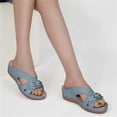 thumbnail image 2 of Women's Orthopedic Sandals 2026 Dressy Arch Support Slip On Dressy Summer Comfortable Slides Shoes Lightweight Memory Foam Platform Sandal, 2 of 5