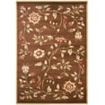 thumbnail image 2 of SAFAVIEH Lyndhurst Milo Floral Border Area Rug, Brown/Multi, 5'3" x 7'6", 2 of 6