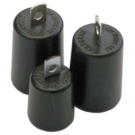 ADAM EQUIPMENT 700100225 Triple Beam Balance Weights,Black,Steel