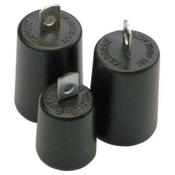 ADAM EQUIPMENT 700100225 Triple Beam Balance Weights,Black,Steel