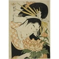 thumbnail image 3 of Ichirakutei Eisui 14x18 Black Modern Framed Museum Art Print Titled - The Courtesan Somenosuke of the Matsubaya (C. 1797), 3 of 5