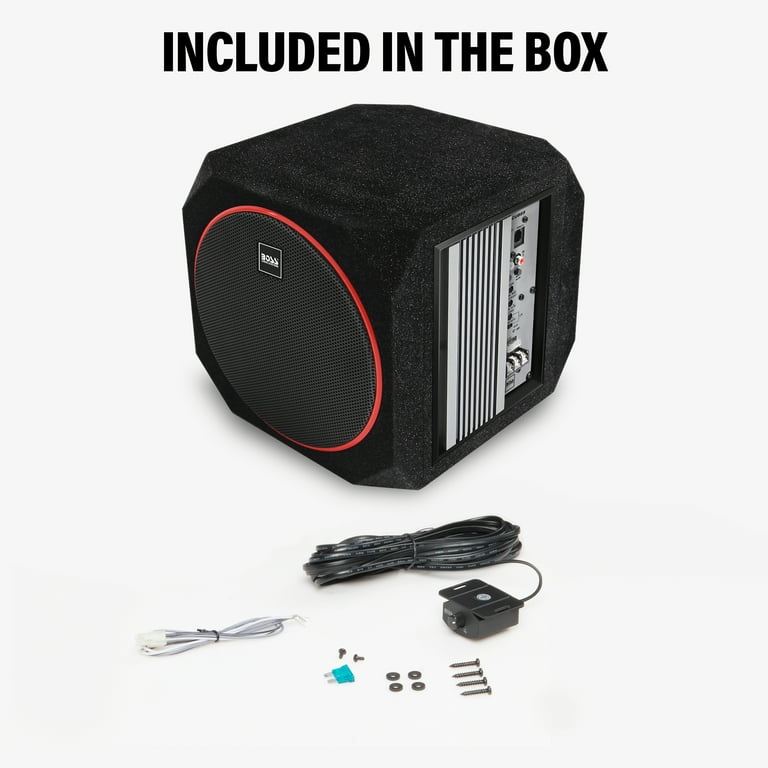 BOSS Audio Systems CUBE10 600W 10 inch Car Subwoofer and Amplifier
