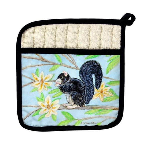 Betsy Drake PT1069 Fox Squirrel Pot Holder