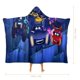 thumbnail image 2 of Batruedas Manta Capa con Capucha Anti-Bolitas, Manta de Lana Ártica Suave, Manta Portátil de Felpa Ligera y Lujosa, Poncho para Siesta en Casa y Oficina, 100*130cm, 2 of 6