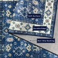 thumbnail image 3 of Cocosity 8'x10' Boho Blue Rug Washable for Living Room Bedroom Office, 3 of 8