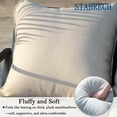 thumbnail image 6 of Outdoor Metal Rocking Chair Set of 2, Patio Sofa with Cushions for Porch, Deck & Garden, Beige, 6 of 6