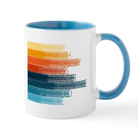 CafePress - Spiritual Principles Mugs - 11 oz Ceramic Mug - Novelty Coffee Tea Cup
