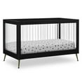 thumbnail image 2 of Delta Children Sloane 4-in-1 Acrylic Convertible Crib - Greenguard Gold Certified, Black/Bronze, 2 of 6