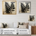 thumbnail image 4 of Designart "Spruce Leaves In Shadowed Black I" Leaves Floater Framed Canvas Prints, 4 of 5