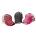 thumbnail image 4 of YAOBAMM UV Blocking Hat Unisex Baseball Hat Hollow Mesh Breathable Adjustable Lightweight UV Protection Outdoor Decorative, 4 of 7