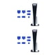 thumbnail image 2 of Tholdsy 7 piezas de tapas de tapón de polvo para consola de juegos de repuesto para 5 azul Azul 2piezas, 2 of 6