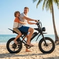 thumbnail image 3 of ASKGO GT50 Electric Bike for Adult,2500W Peak 65Miles Electric Mountain Bike,48V 25AH Off-road E Bike,37MPH Electric Motorcycle,20*4" Fat Tire,LED Headlights & Brake lights,Snow/Beach UL2849, 3 of 13