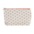thumbnail image 1 of Bolsas de maquillaje planas rectangulares convenientes de 1 Pc para viajar, pequeñas, blancas y rosas de poliéster, 1 of 5
