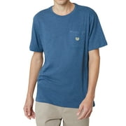 Chaps Men's Super Soft Heathered Short Sleeve Logo Pocket T-Shirt