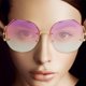 thumbnail image 3 of Gafas de Sol Trendy UV 400 Poligonales Sunnimix Talla única Dorado Violeta Rosa, 3 of 6