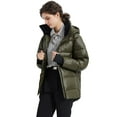 thumbnail image 2 of Orolay Light Down Jacket Women Bubble Winter Coat Hooded Cropped Puffer Jacket, 2 of 6