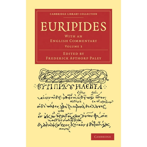 Euripides - Volume 3, (Paperback)