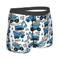 thumbnail image 3 of Naloa Blue Excavator Print Mens Underwear - Boxers for Men, Classic Briefs for Men, 3 of 9