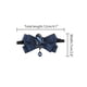 thumbnail image 2 of INSPIRE CHIC Corbata de moño con cinta para el Día del Padre, broche de strass, corbata preatado para hombres, corbata de moño para regalos de fiesta de boda, ceremonia, azul marino, 2 of 5