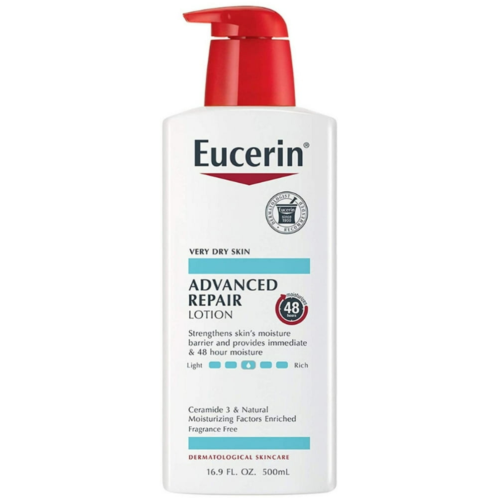 Eucerin Advanced Repair Dry Skin Lotion 169 Oz Pack Of 2 Walmart