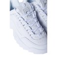 thumbnail image 3 of Fila Women's Disruptor Ii Premium Repeat White / Metallic Silver Ankle-High Walking - 9.5M, 3 of 5
