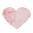 thumbnail image 1 of Wool Imitation Sheepskin Rugs Faux Fur Heart Shaped Area Rug Living Room Shaggy Carpet Mats for Bedrooms, 1 of 8