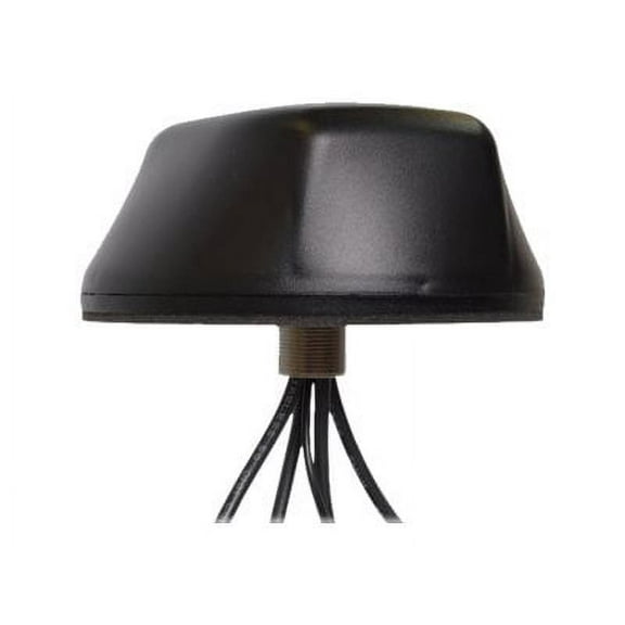 Mobile Mark LTM401 - Antenna - navigation, cellular, Wi-Fi - 5 dBi (for 2.4 - 2.5 GHz), 3 dBi (for 694 - 960 MHz), 4 dBi (for 1710 - 2170 MHz), 5 dBi (for 4.9 - 6.0 GHz), 5 dBi (for 1575.42 MHz) - surface mountable - black