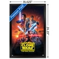 thumbnail image 3 of Star Wars: The Clone Wars - Season 7 Key Art Wall Poster, 14.725" x 22.375", Framed, 3 of 3