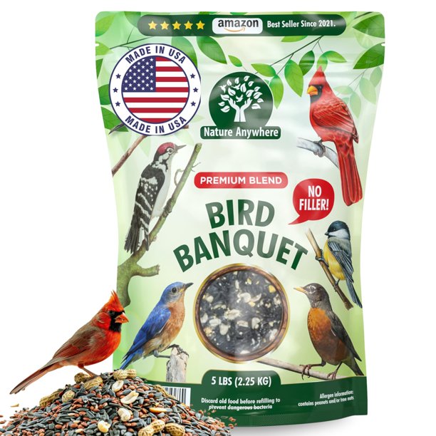 Banquete para pájaros Bird Seed Nature Anywhere para comederos exteriores