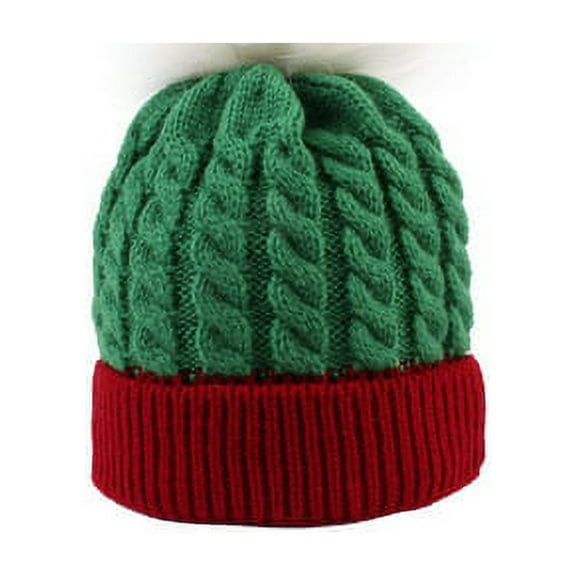 ZOELNIC Baby Girls Boys Autumn Winter Christmas Knitted Hat Warm Beanie Cap Festival Decoration 0-3Y