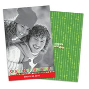 Personalized Funky Dots Photo Holiday Card