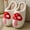 Mushroom, variant on BERANMEY Cute Valentine's Day Slippers for Women Soft Plush Comfy Warm Slip-On Rose Heart Love Couple Slippers fo Women Indoor Fluffy House Slippers for Women and Men Non-slip Fuzzy Flat Slides