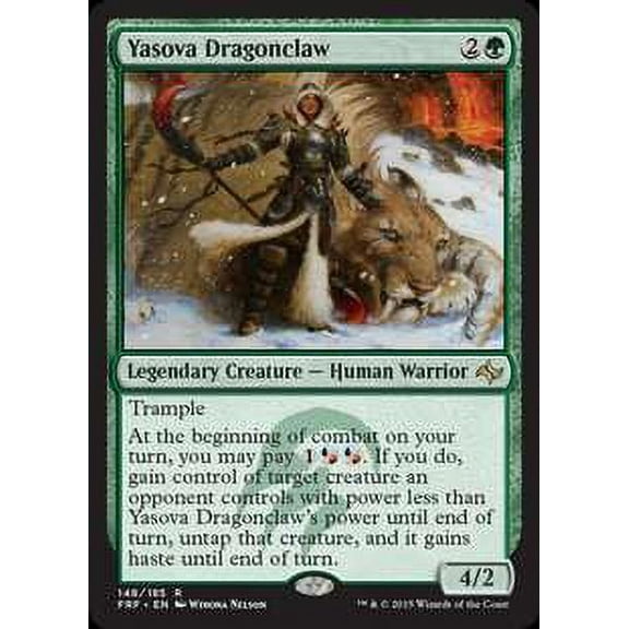 MtG Fate Reforged Rare Yasova Dragonclaw (Foil) #148