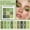 D-9 Colors Green, variant on 9 Colors Green Glitter Shimmer Eye Shadow Makeup Palette Light Bright Emerald Dark Avocado Neon Green Highly Pigmented Waterproof Matte Glitter Shimmer Pearl Party Sparkling Eyeshadow Palette