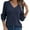 Navy, variant on Hanen Long Sleeve Womens Tops Casual Women's V-neck Brushed Solid Color Long Sleeved Top Athletic Sweatshirts for Women