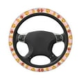 thumbnail image 6 of XMXT Cartoon Coffee Cookies Steering Wheel Cover, Elastic Non-Slip Universal Fit Car Decor Accessories Protector for Auto SUV Trucks, 6 of 8
