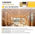 thumbnail image 2 of Cable eléctrico CIRENKO 12/2 NM-B de 100 pies con conexión a tierra 600 V, 2 of 7