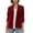 Red, variant on Baberdicy Blazer 2024 Women's Golden Velvet Solid Colour Fashion Casual Top Jacket Womens Blazer Red