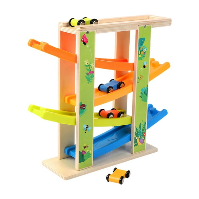 Juego de rampa de juguete para coche, juego de pista de carreras con rampa para coche, recuerdos de fiesta, actividades educativas, juego de tobogán